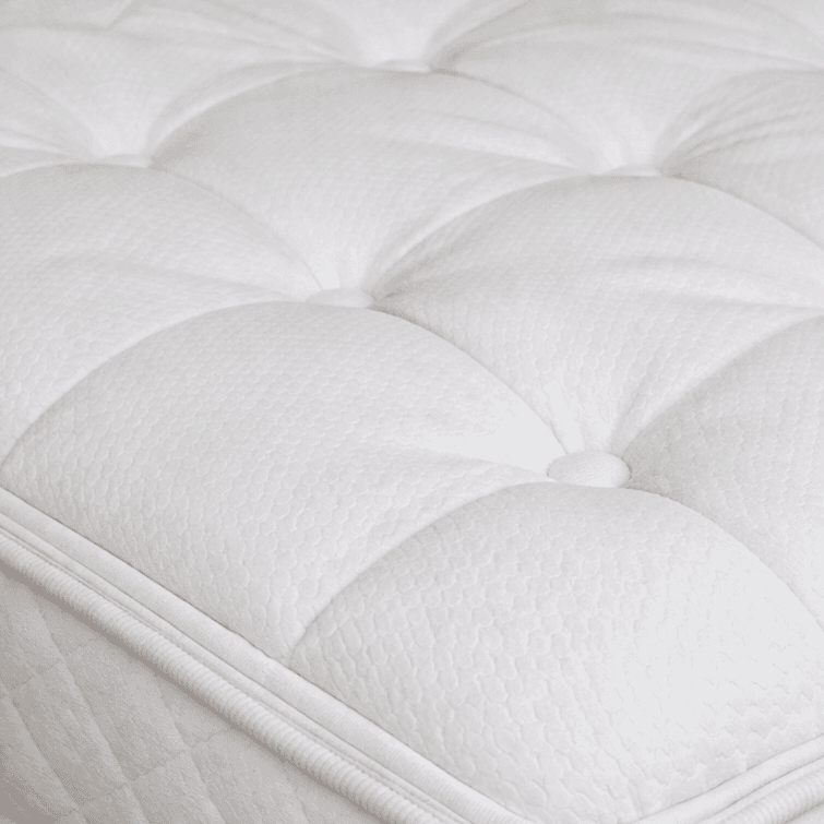 fresh cleaned mattress in a Sugar Land TX bedroom after professional mattress cleaning