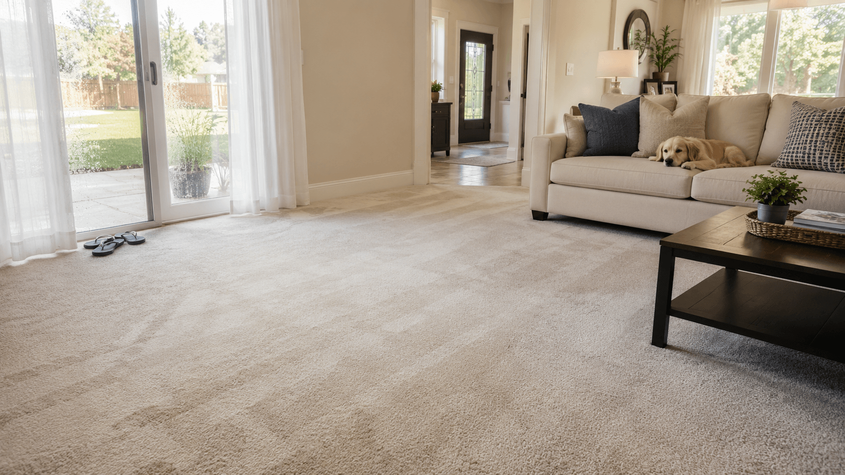 Signs that Houston carpets may begin looking dirty again soon after cleaning.